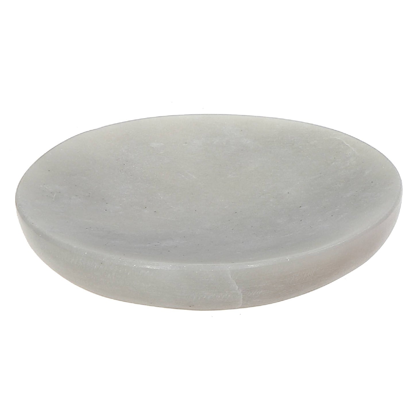 Beatrice White Marble Round Soap Dish
