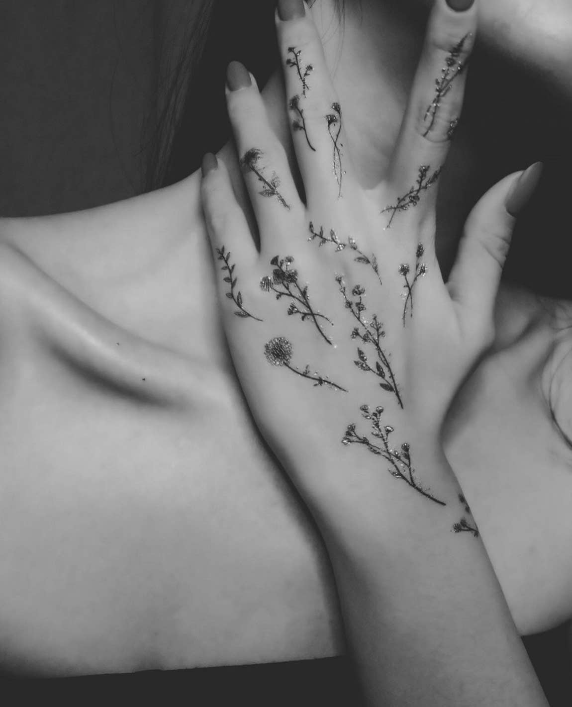 Wildflower Temporary Tattoos Stickers