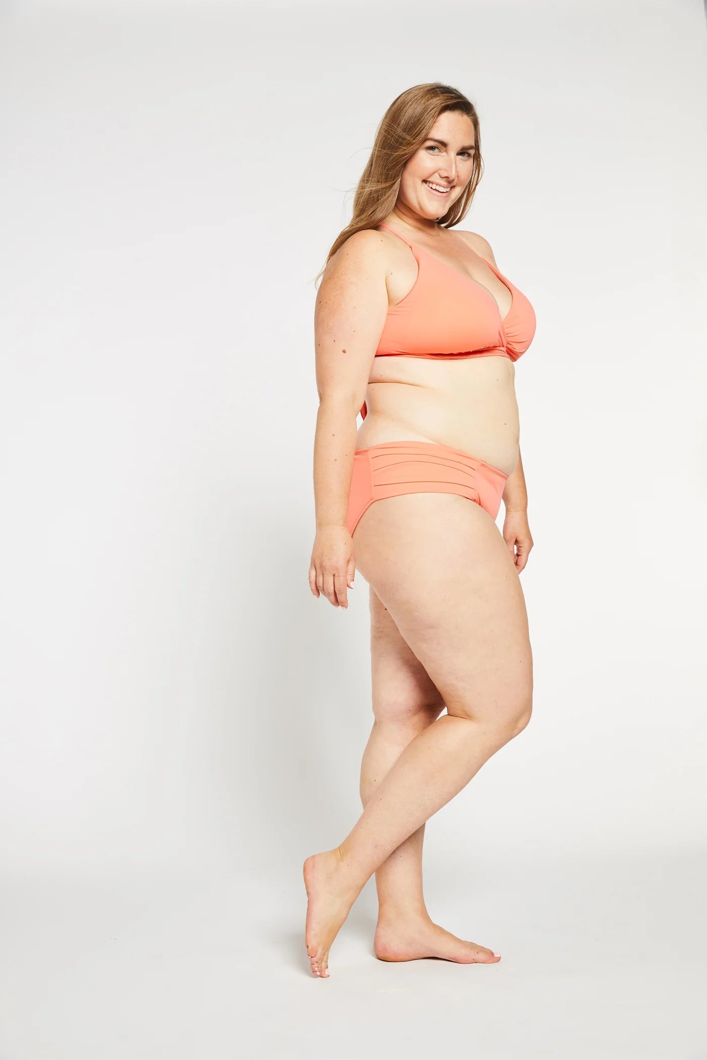 Aqua Bay - Bas de bikini plissé Sarah