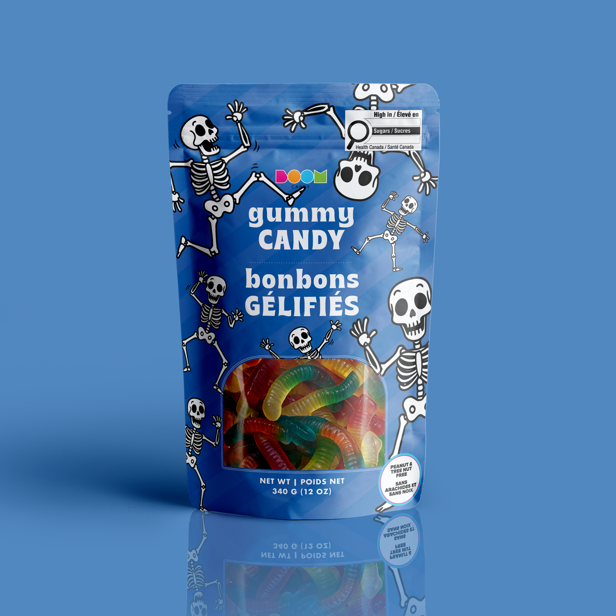 Dancing Skeletons | Assorted Gummy Candy | 340 g