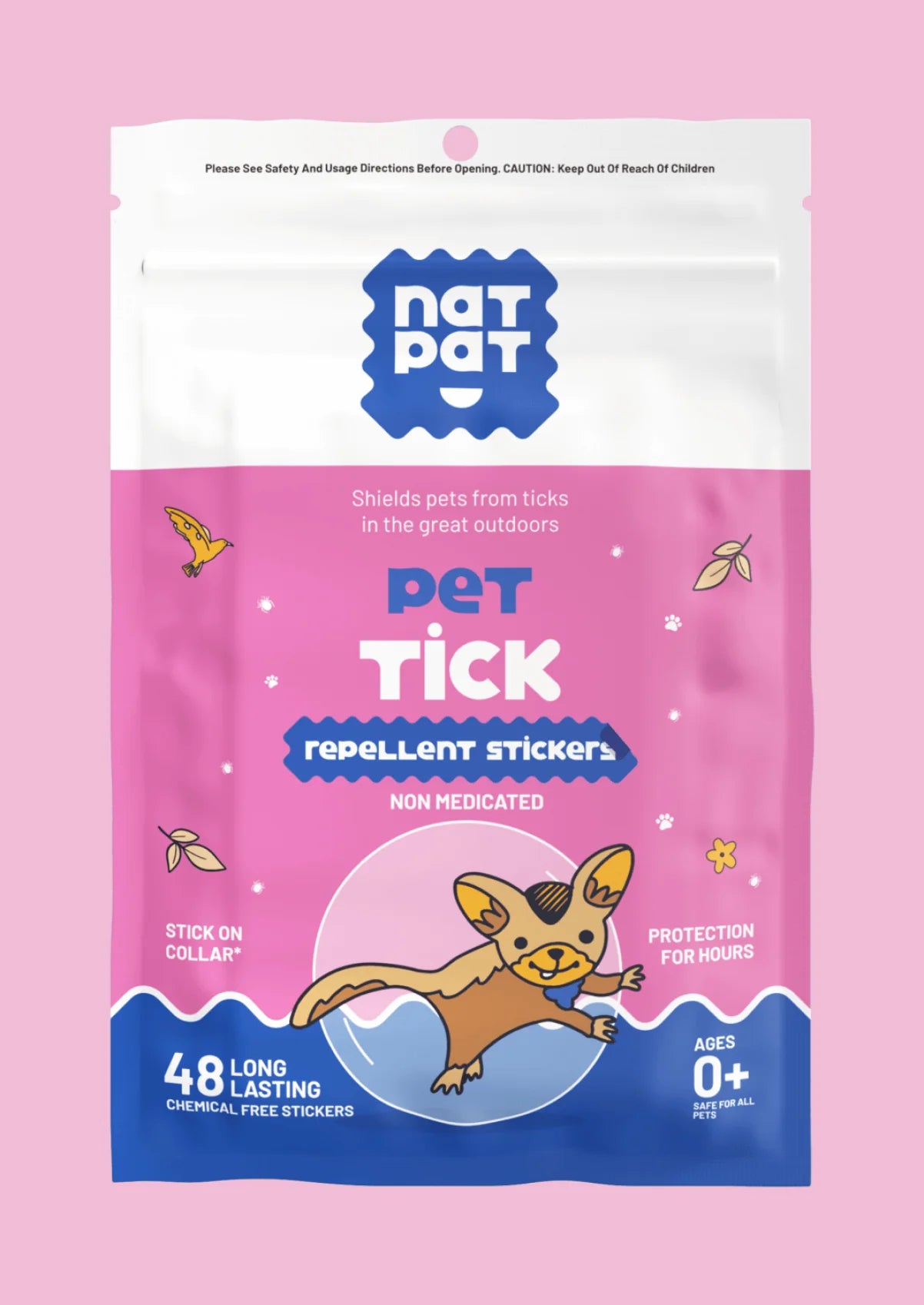 NATPAT Pet Trailpatch - Tick Repellent Stickers