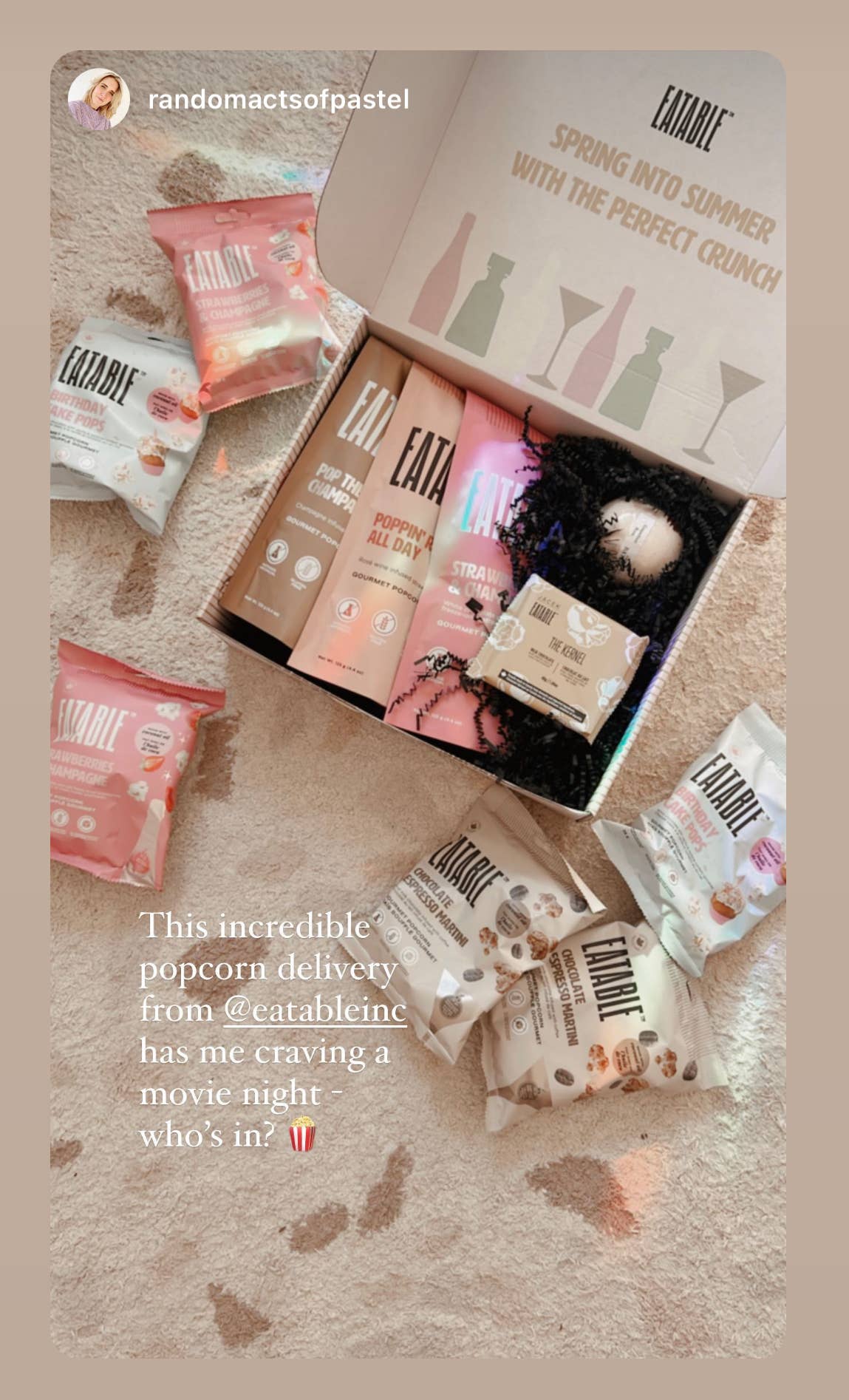 Popcorn birthday cake pops snack food out of the box fun party food Eatable made in Ontario