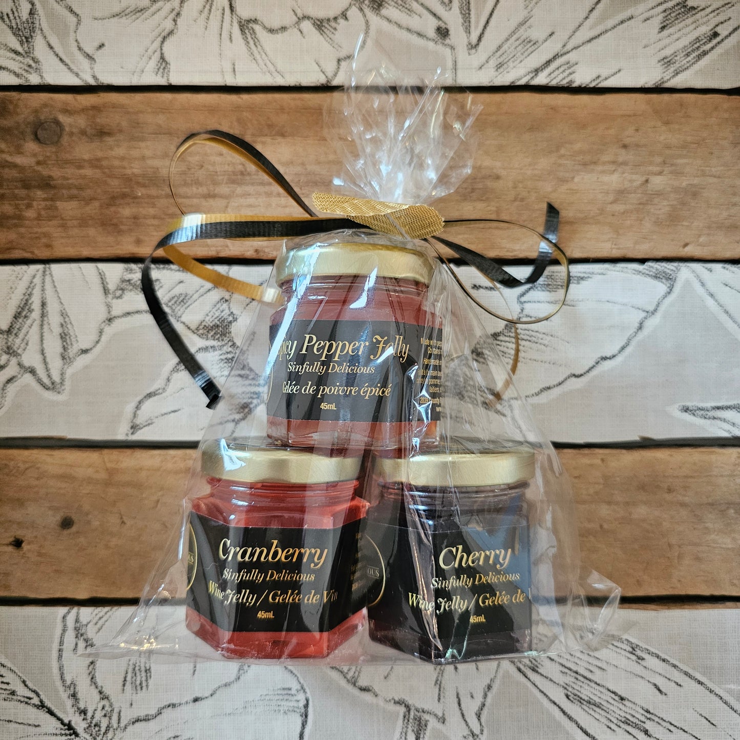 Vinolicious Wine Jelly Gift Pack 3 45ml The County Emporium