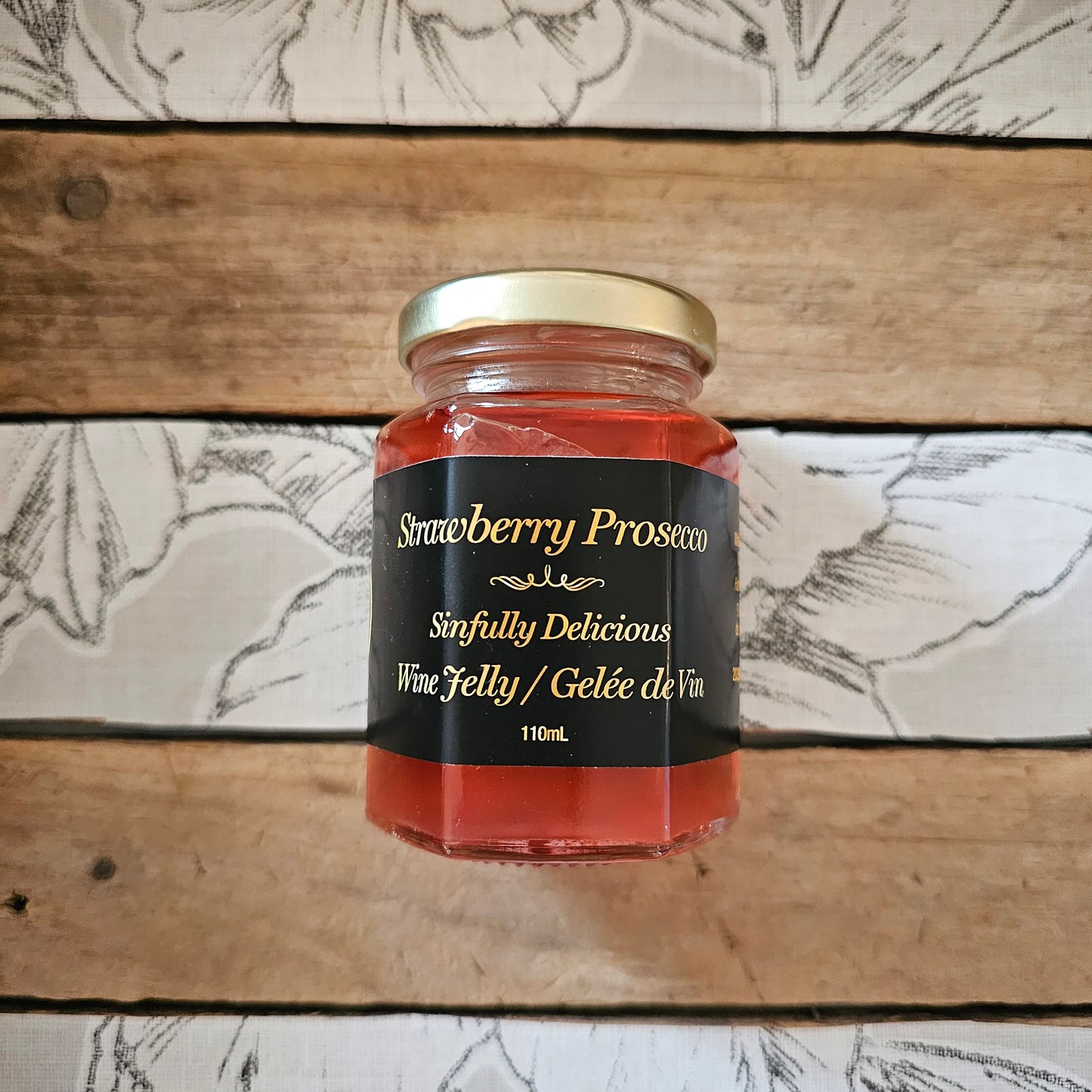 Vinolicious Wine Jelly Strawberry Prosseco The County Emporium