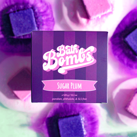Sugar Plum - Bombes en forme de cube