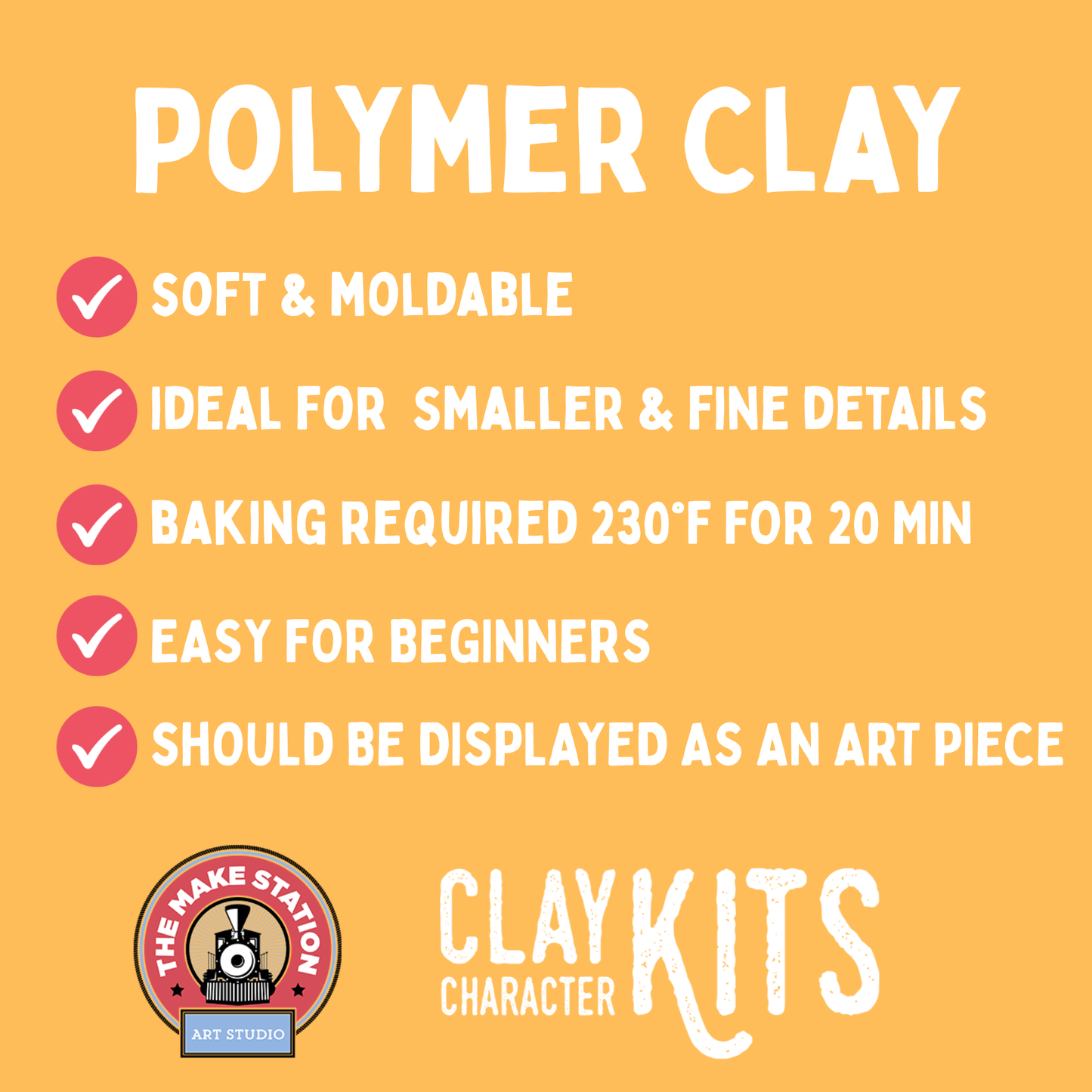Lucky the Llama DIY Polymer Clay Kit | Arts & Craft Kit