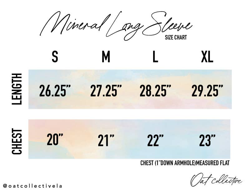 T-shirt à manches longues délavé minéral APRES GOLF avec motif : CRÈME