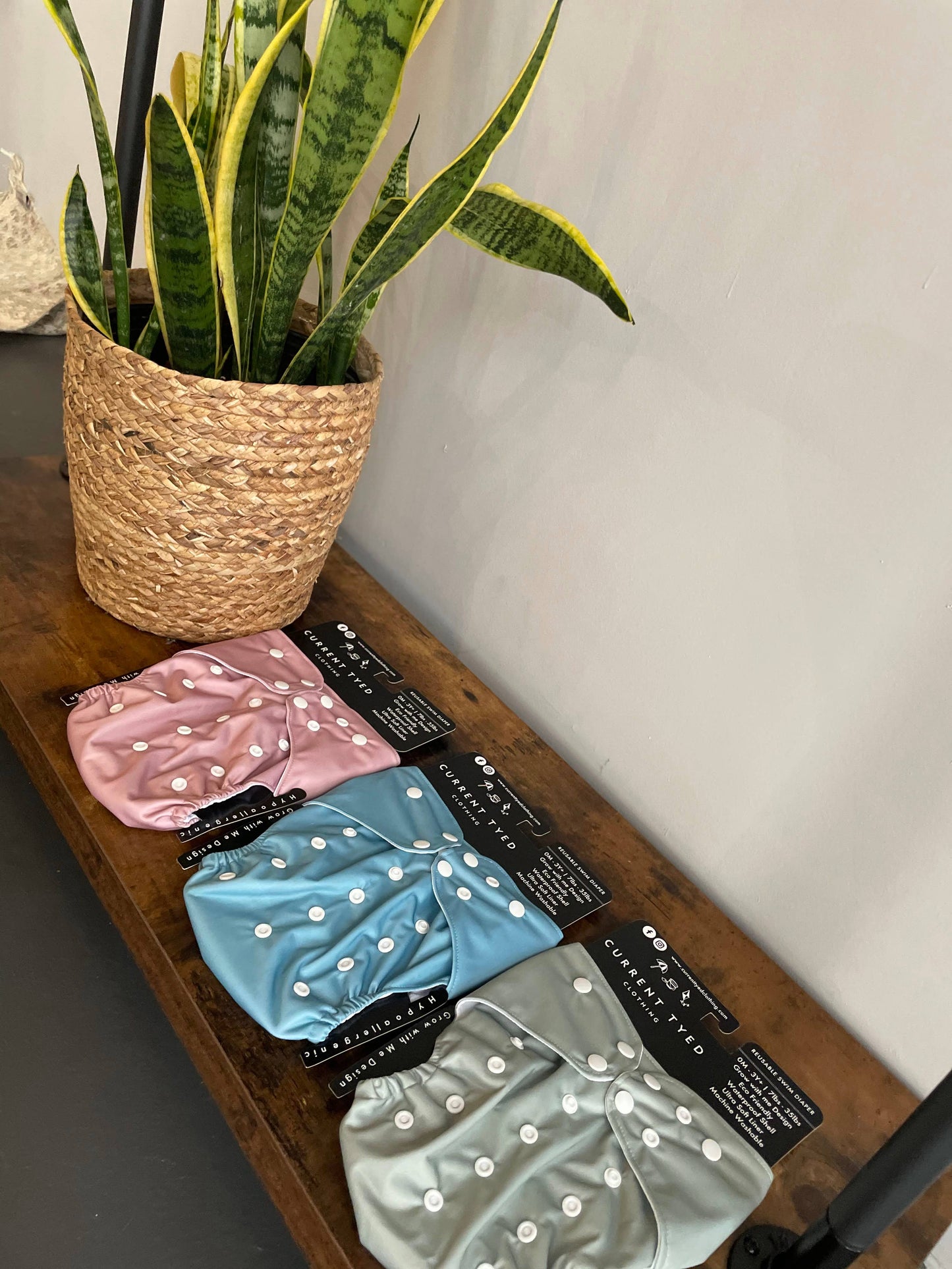 Reusable Swim Diapers: Rose Pink