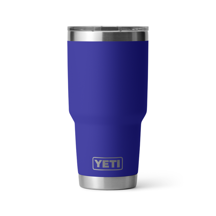 YETI 30oz/887mL rambler tumbler in offshore blue with magslider lid