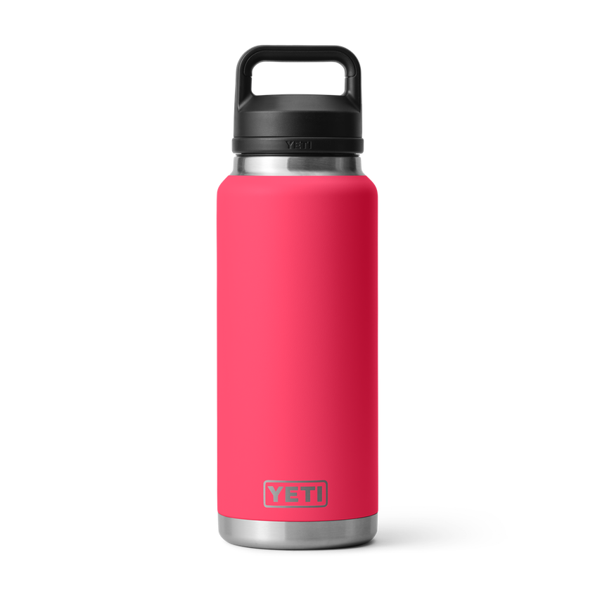 YETI 36oz/1L bottle with chug cap in bimini pink