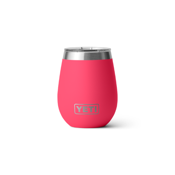 Yeti 10oz/295mL wine tumbler with magslider lid in bimini pink