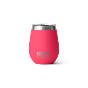 Yeti 10oz/295mL wine tumbler with magslider lid in bimini pink