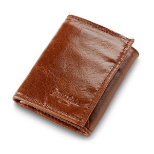 The Edwin Men's Trifold Leather Wallet