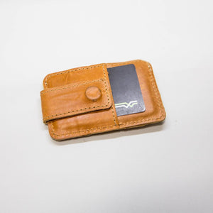 Leather EYOB Magnet Clip Wallet