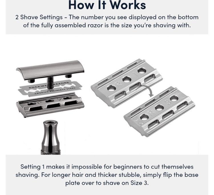 Rose Gold Shaving Razor