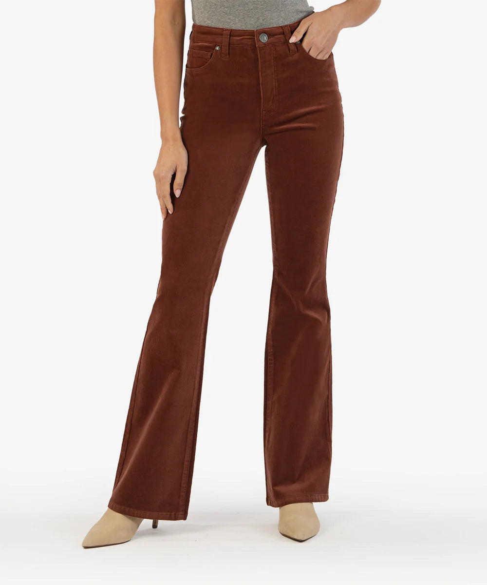 KUT From The Kloth - Ana High Rise Fab Ab Flare Baby - Corduroy/ Cedar –  The County Emporium