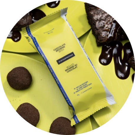 Bouchées protéinées végétaliennes pour les collations