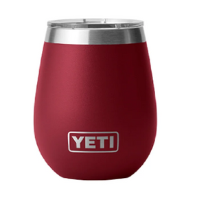 Yeti 10oz/295mL wine tumbler with magslider lid in harvest red