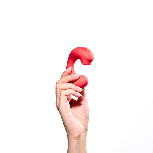 Dual stimulation massager - glow