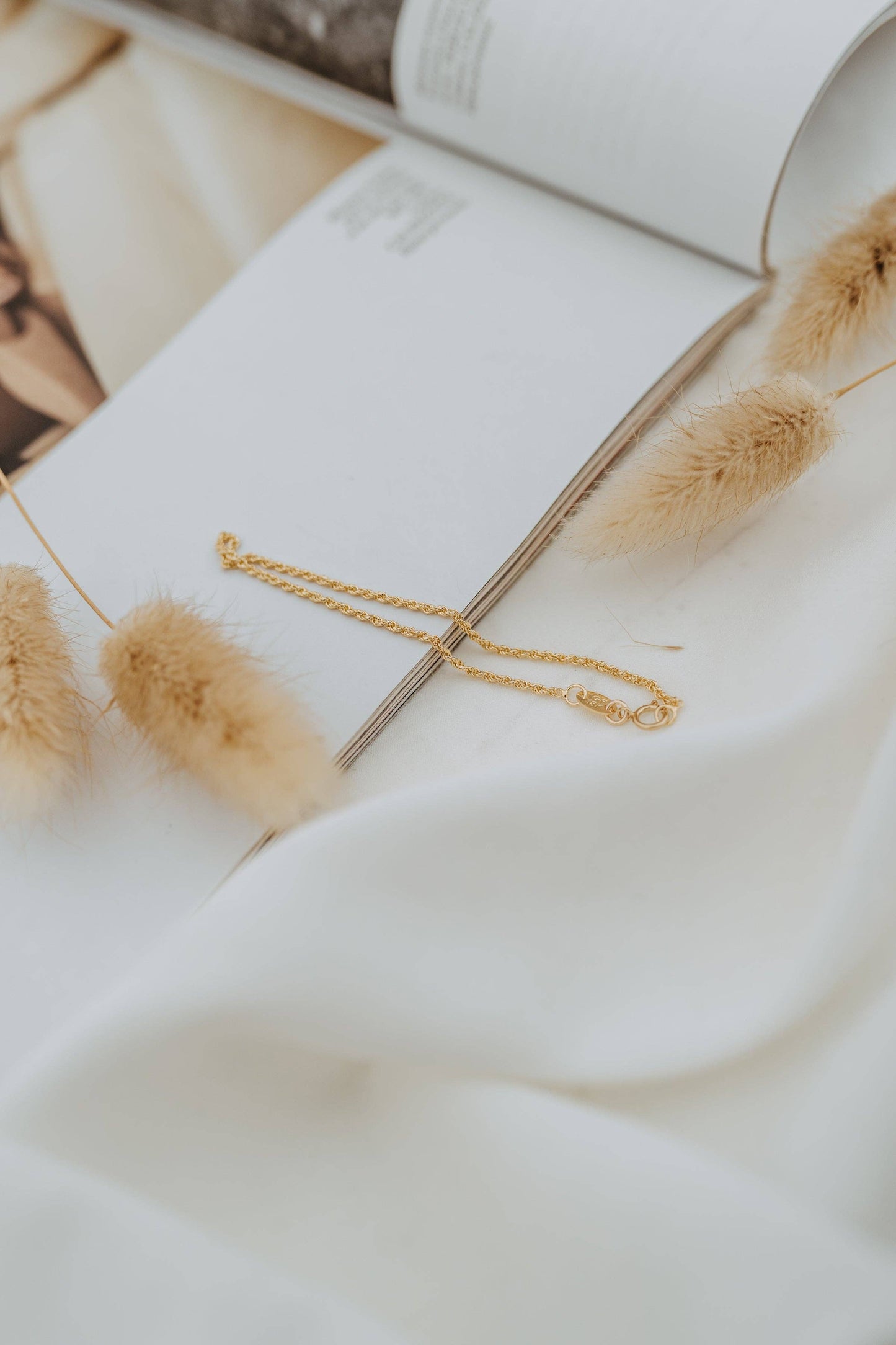 18k Fine Rope Chain Bracelet