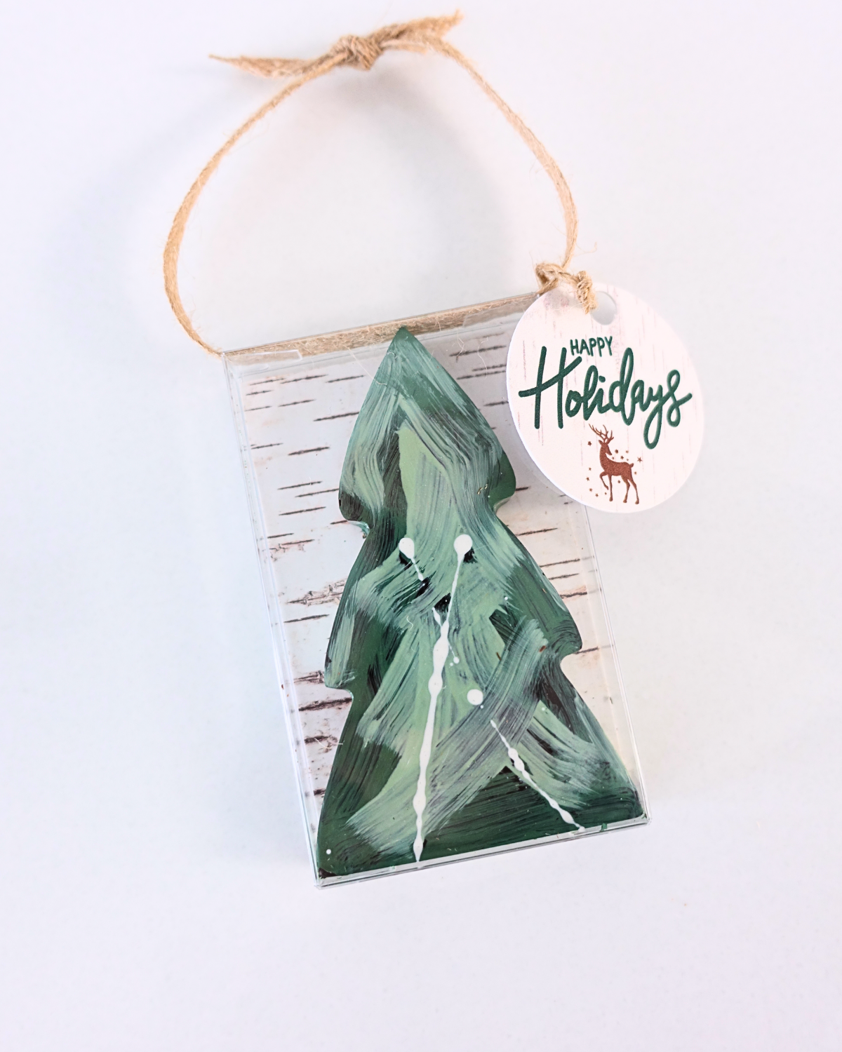 Crunchy Peppermint Evergreen Tree (Ornament Box)