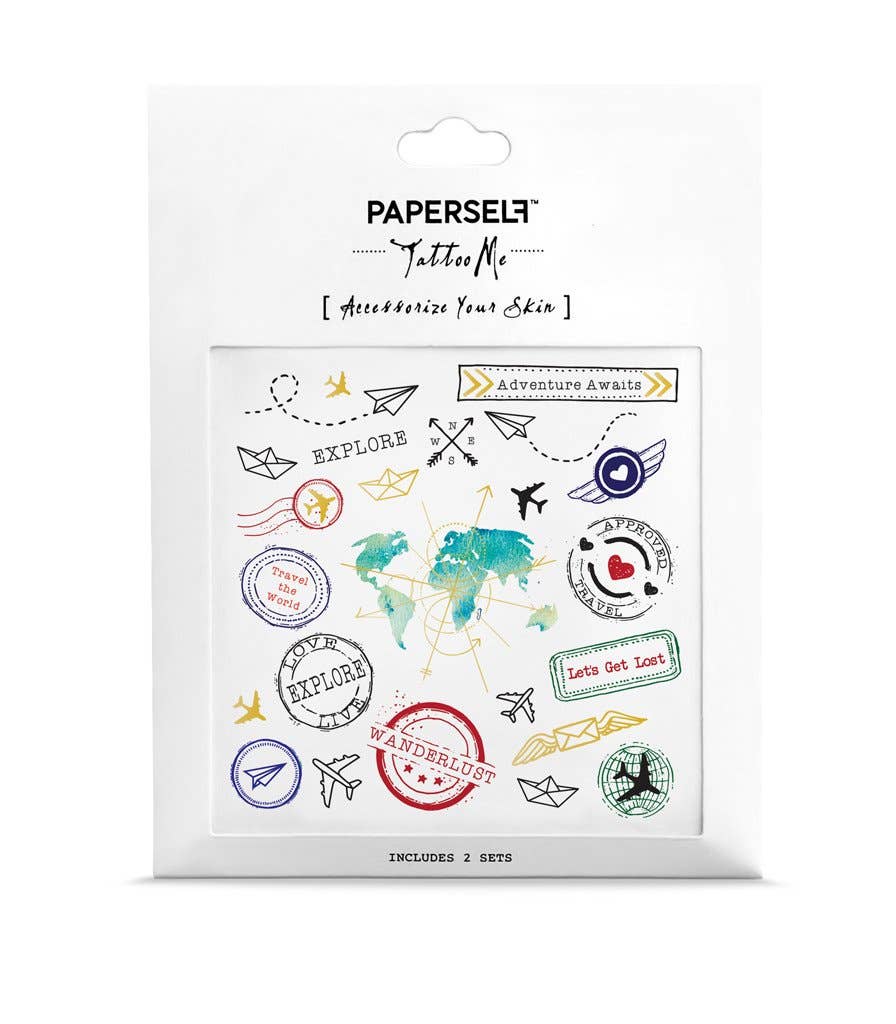 Travel Temporary Tattoos Stickers