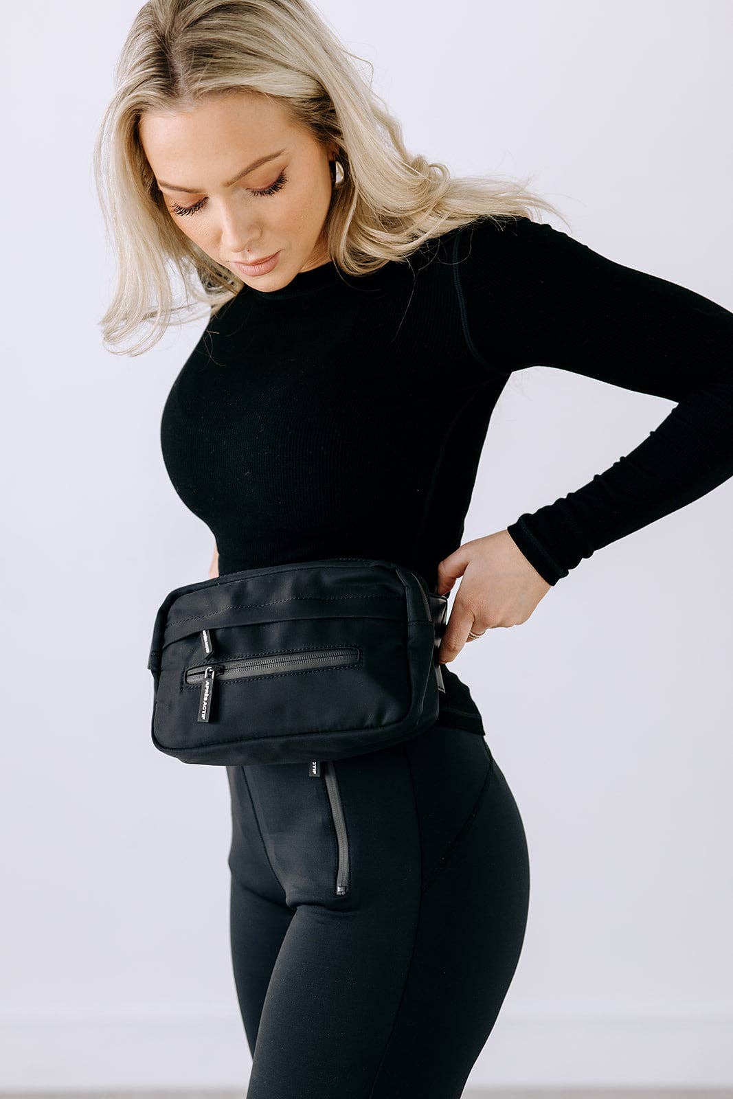 Essential Ribbed Long Sleeve — Black