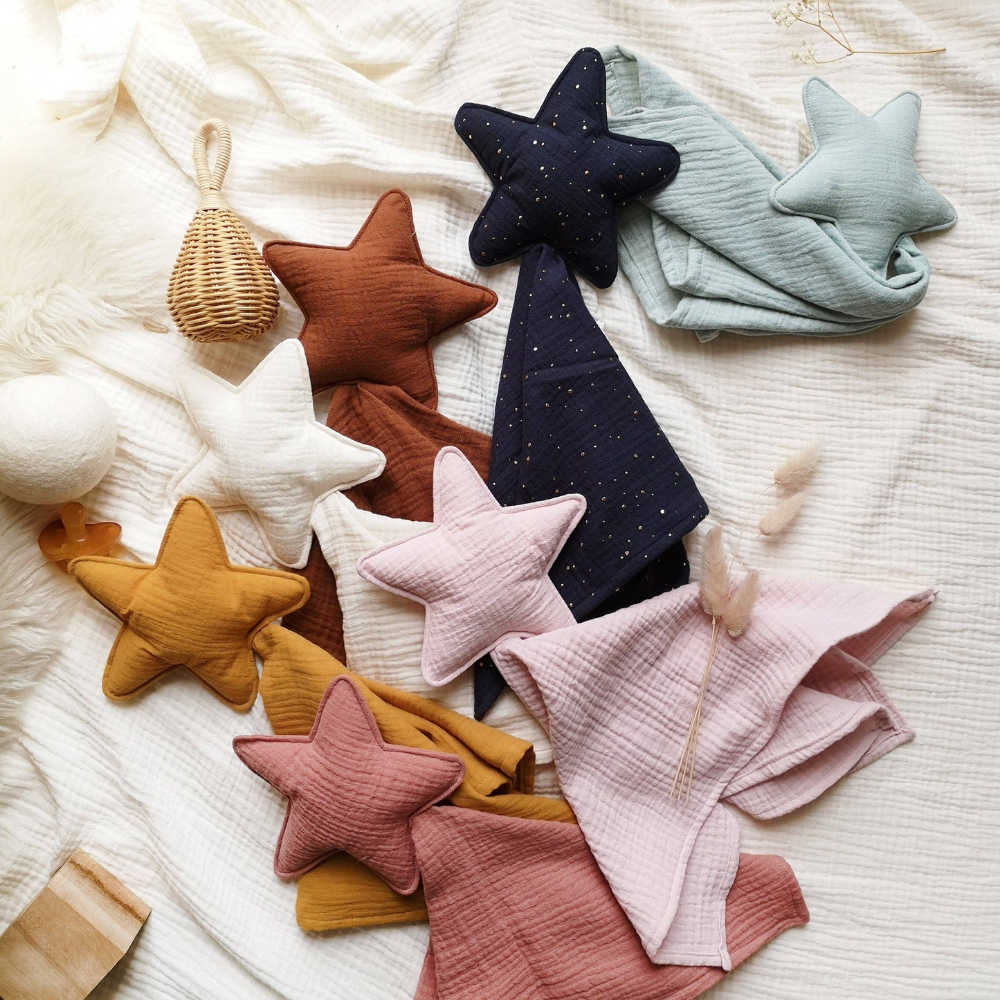 Star comforter - Baby security blanket