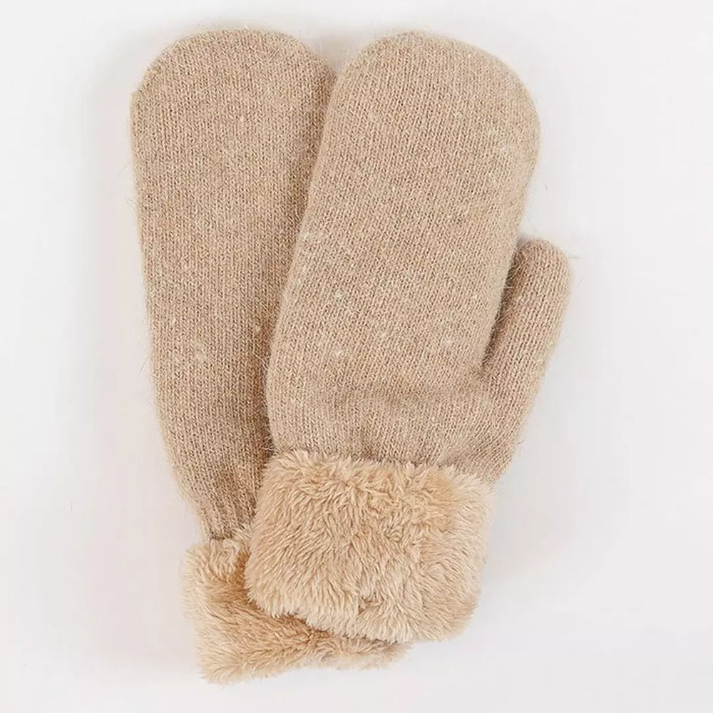 Lyla + Luxe Sherpa-Lined Mittens