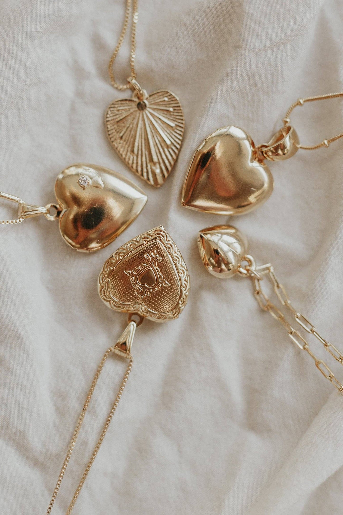 Vintage Heart Locket Necklace