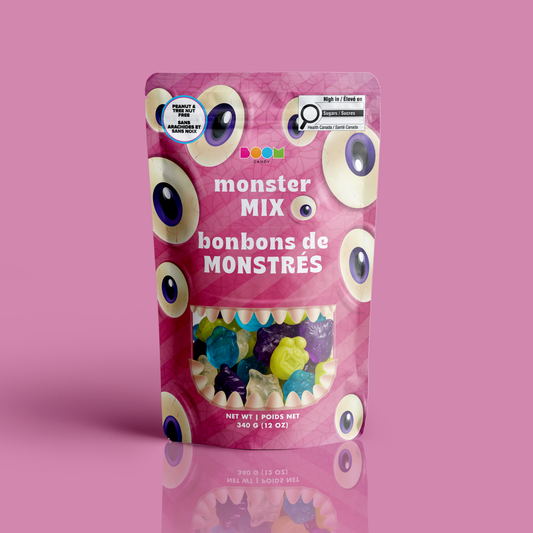 Pink Eyeball Monster | Assorted Gummy Candy | 340 g