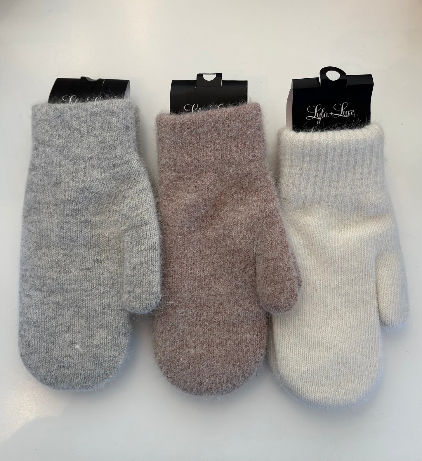 Classic Lined Mittens - Warm Winter Gloves | Lyla and Luxe