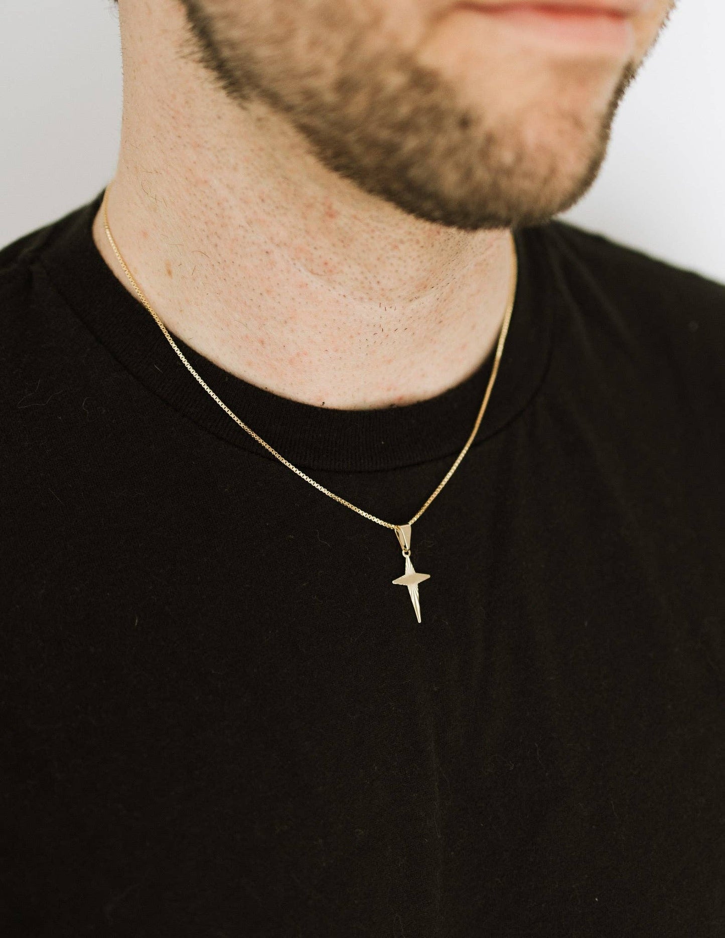 Mens Trinity Cross Necklace