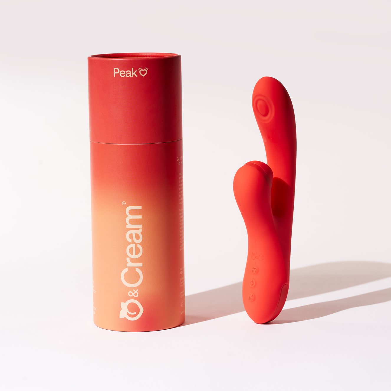 Dual stimulation vibrator - peak