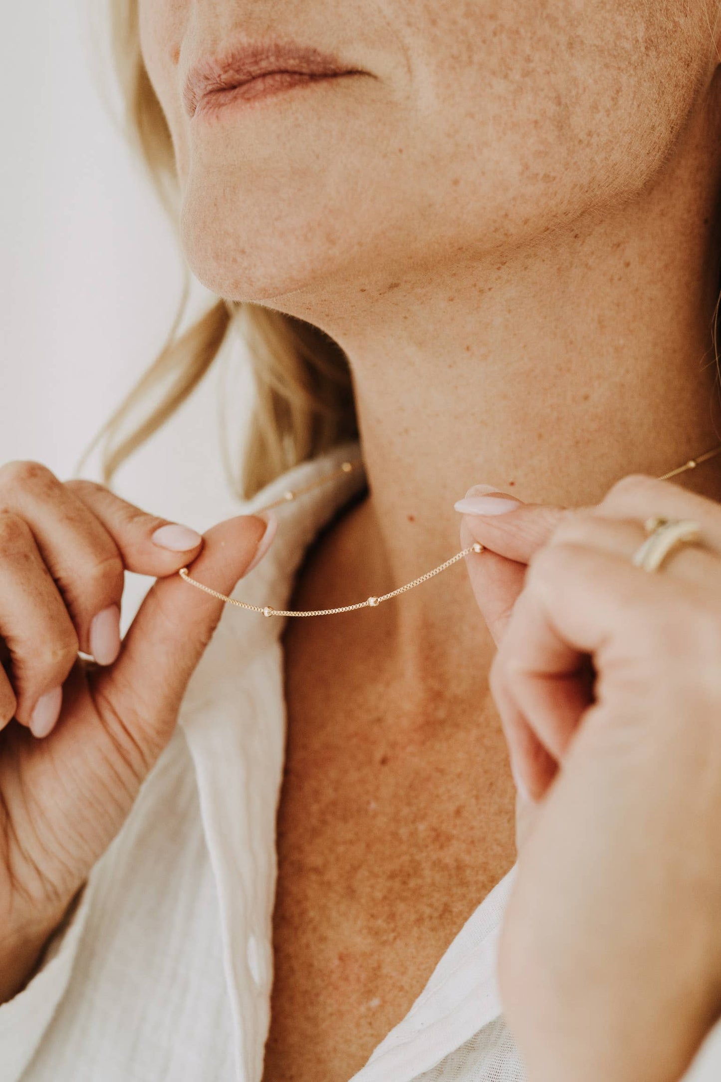 Dainty Satellite Necklace