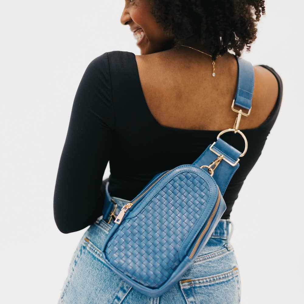 Waverly Woven Sling Bag (Free Strap Extender!)