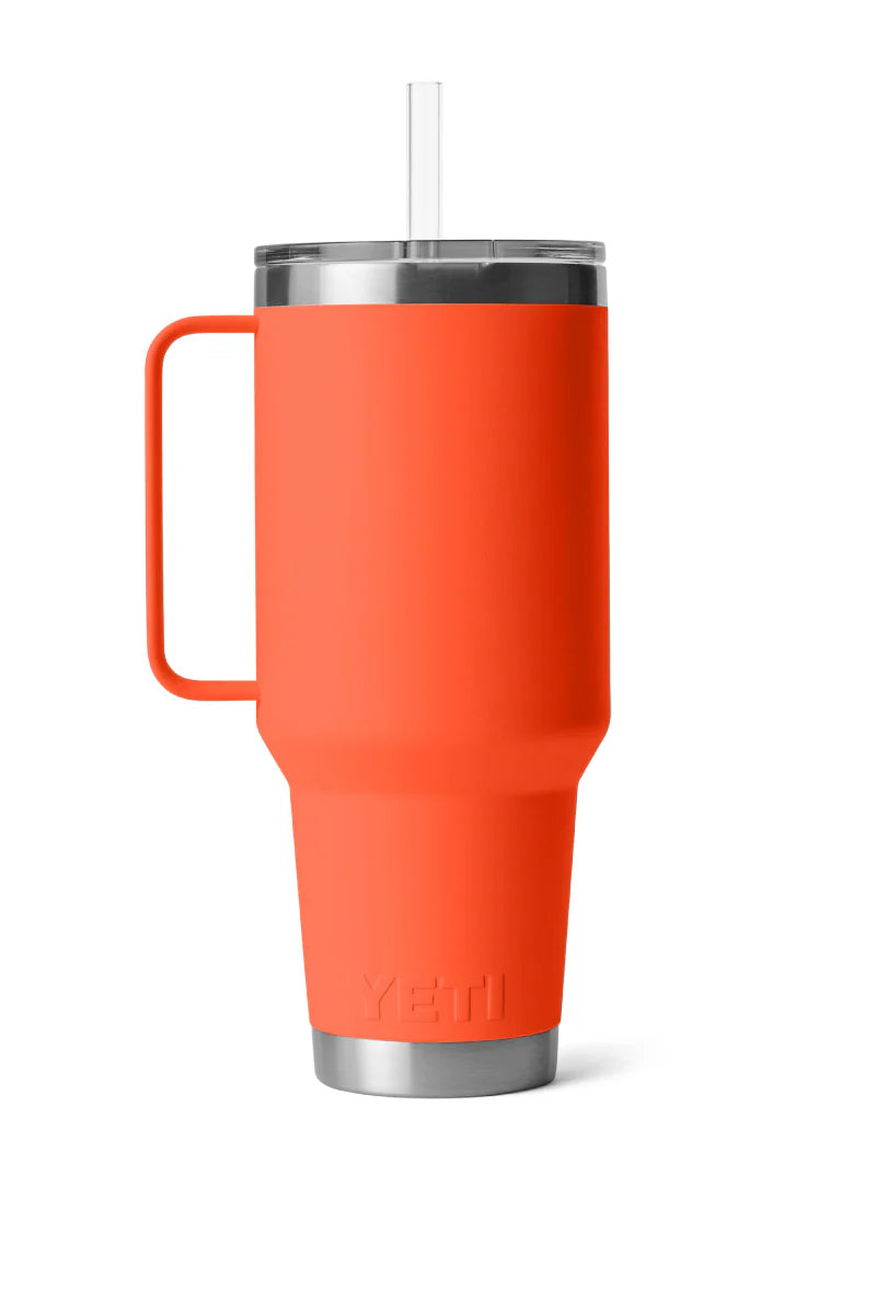 42 ounce papaya straw lid with handle yeti
