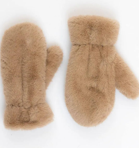 Faux Fur Mittens - Luxurious Winter Gloves | Lyla and Luxe
