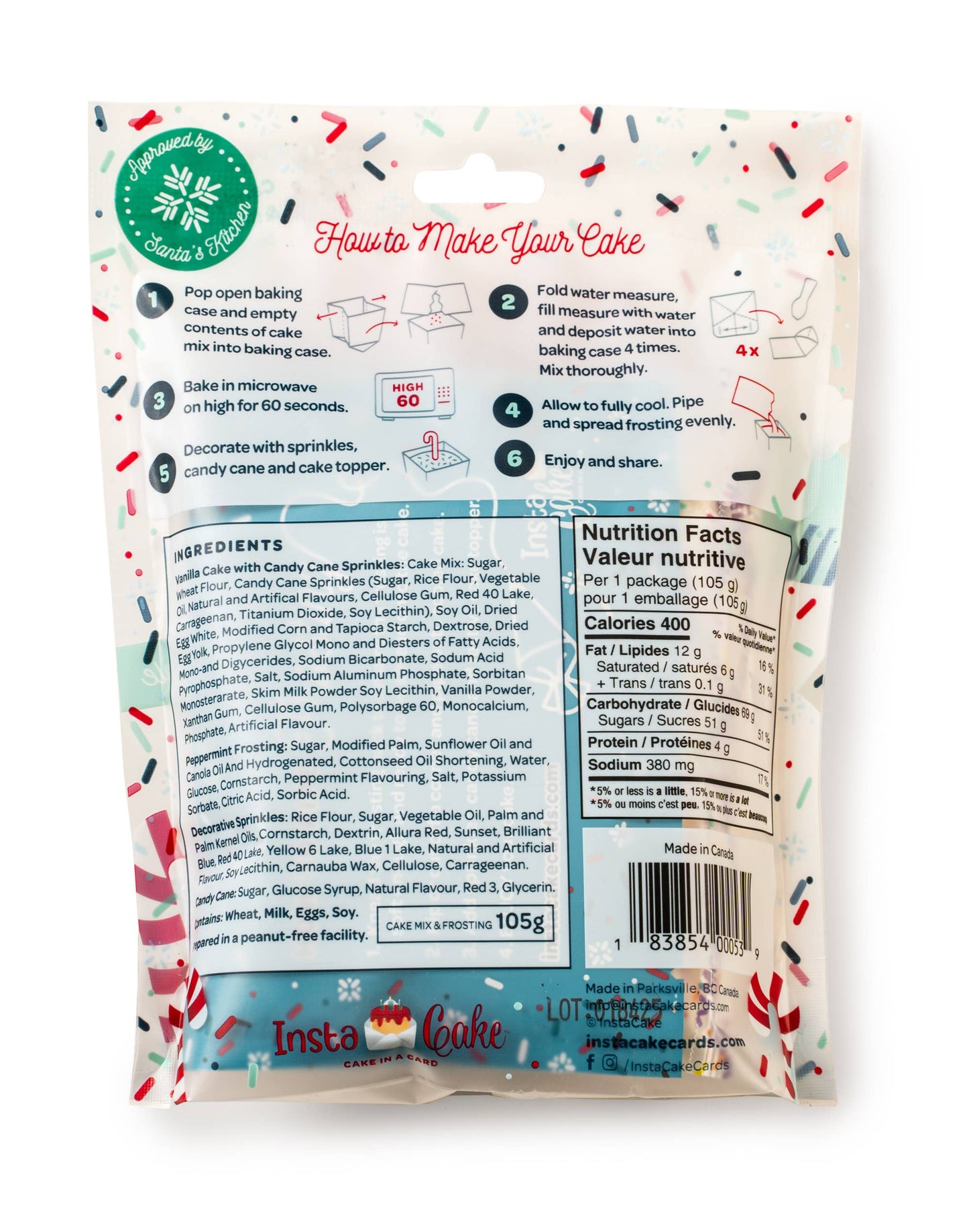 A Candy Cane Cake Kit - Perfect Stocker Stuffer