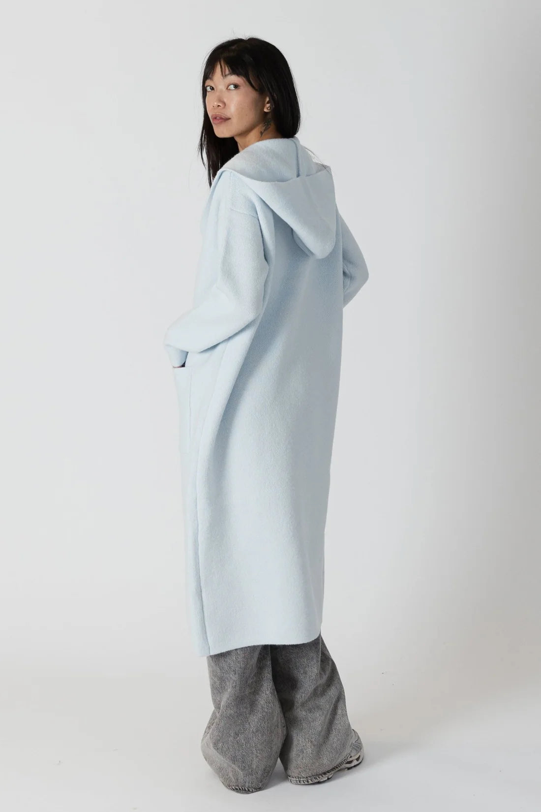 Lyla + Luxe Jiminy Long Hooded Coat Jacket