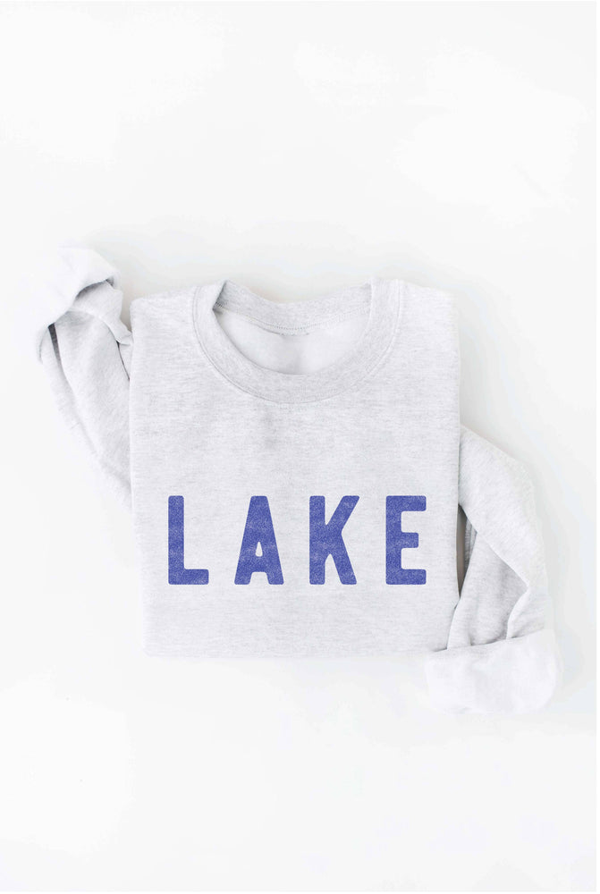 LAKE Graphic Sweatshirt: BLACK