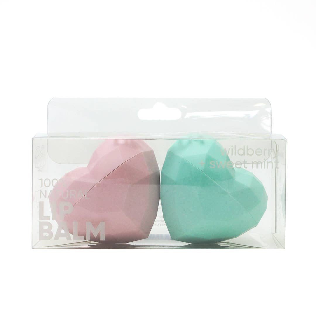 Rebels Refinery Heart Lip Balm 2-PACK 100 % Natural