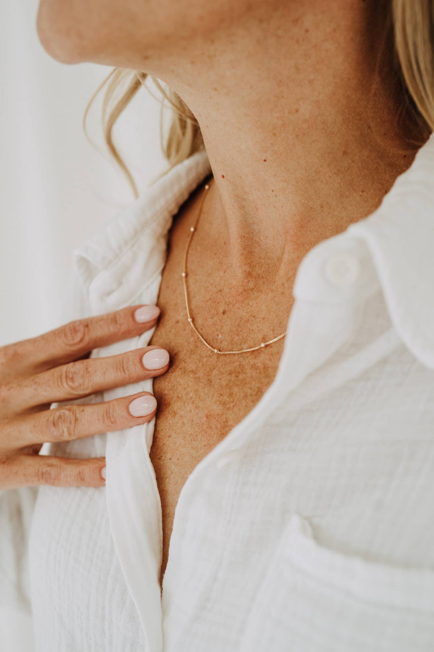 Dainty Satellite Necklace