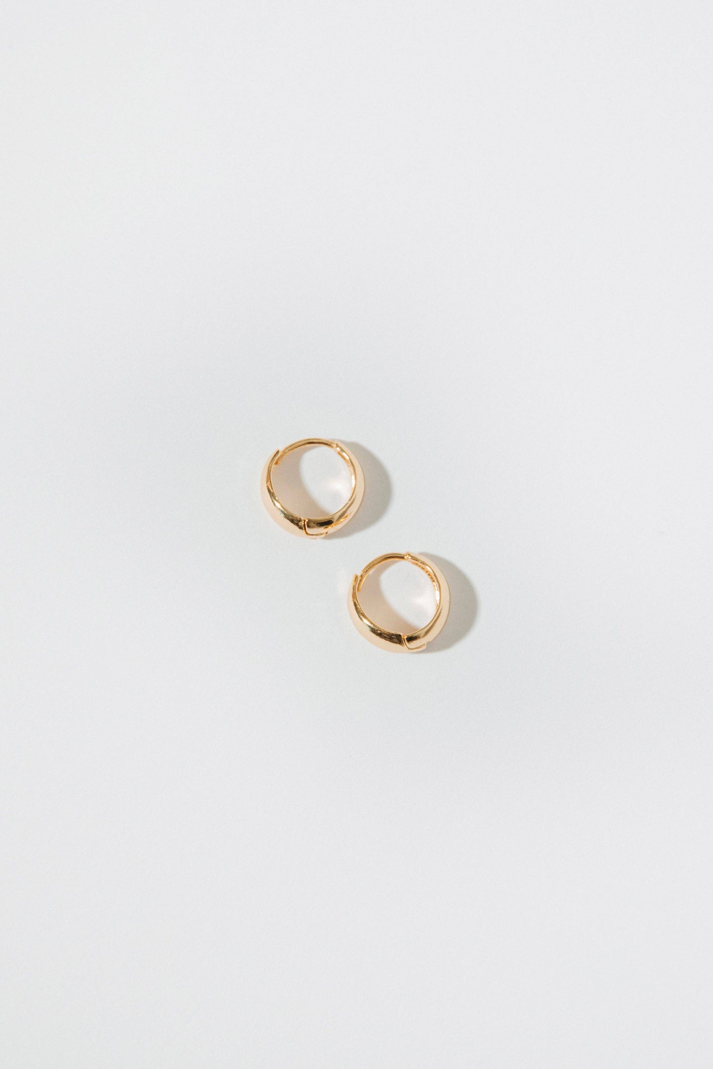 Teardrop Huggie Hoop Earrings