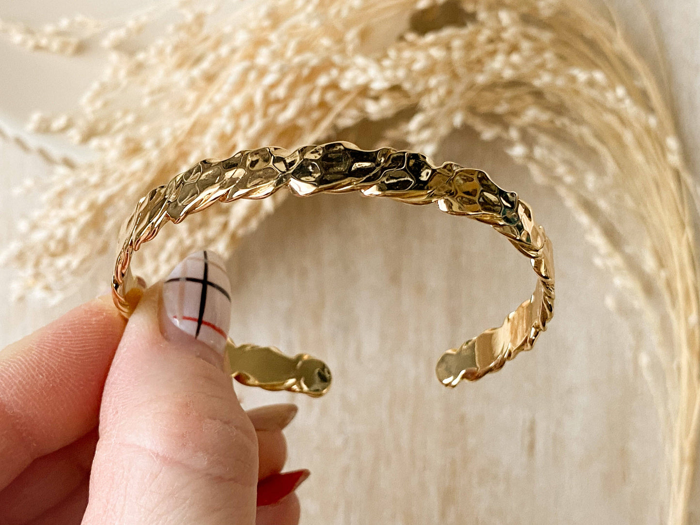 Hammered Bangle