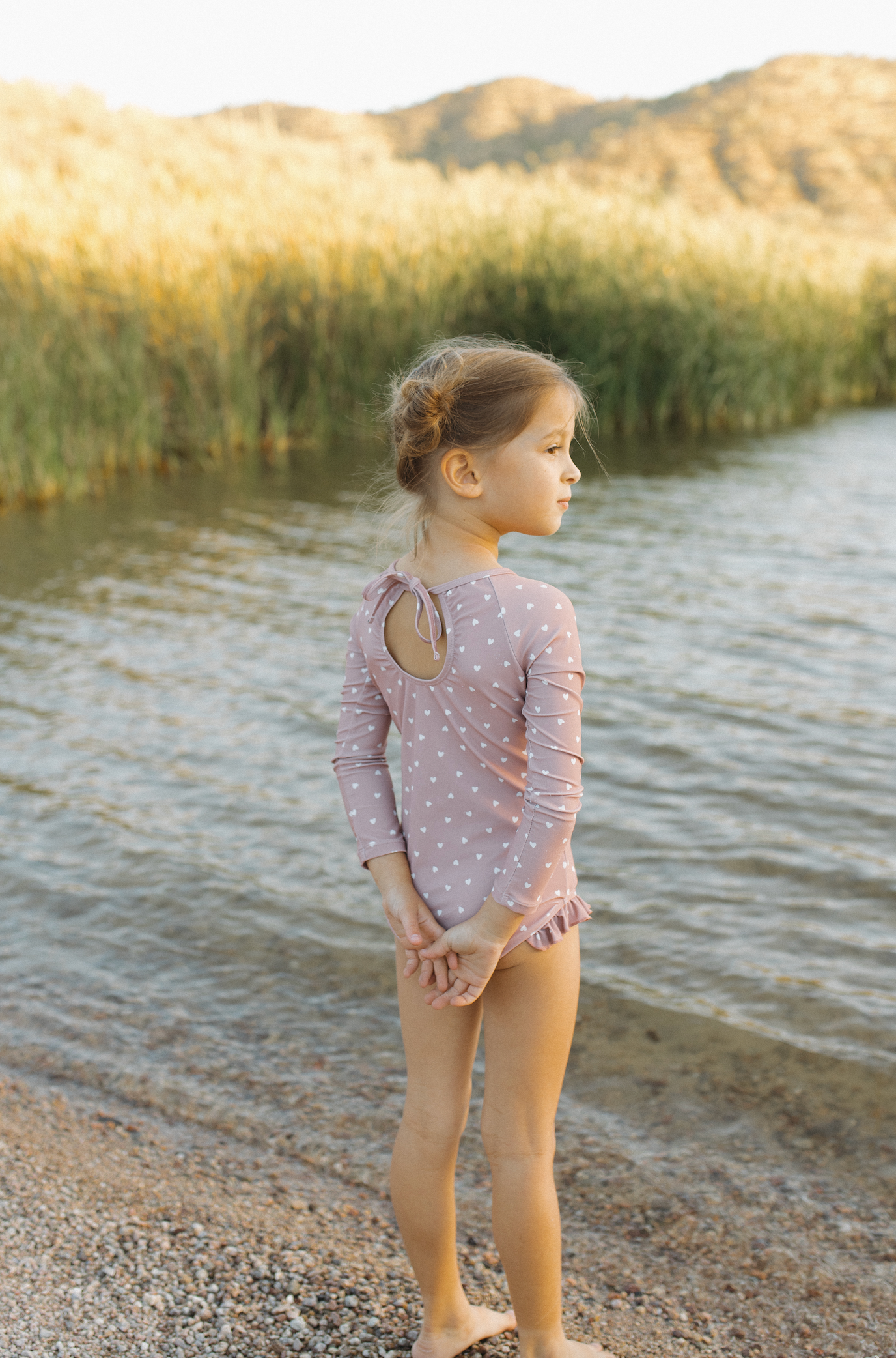 The "Charlotte" Ruffle Rashguard Swimsuit