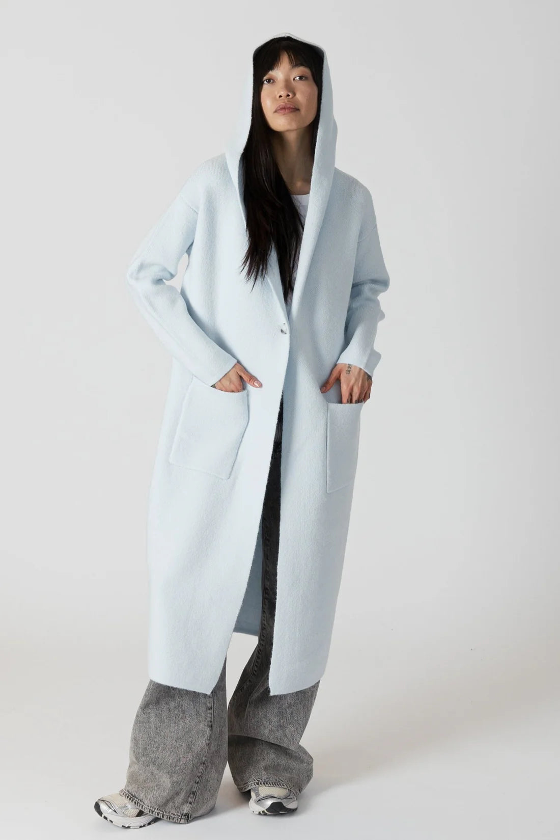 Lyla + Luxe Jiminy Long Hooded Coat Jacket