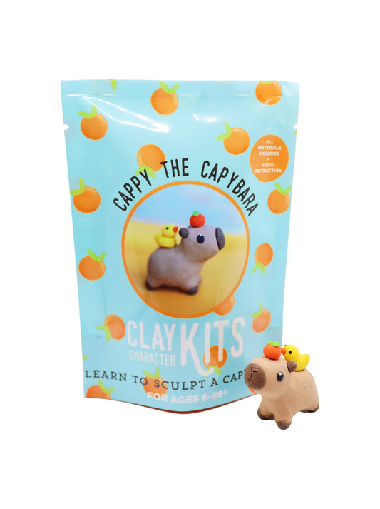 Cappy the Capybara DIY Polymer Clay Kit | Arts & Craft Kit