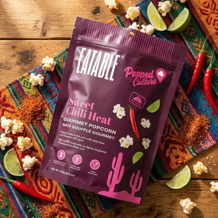 Popped Culture 🌎 Sweet Chili Heat Popcorn (Vegan)