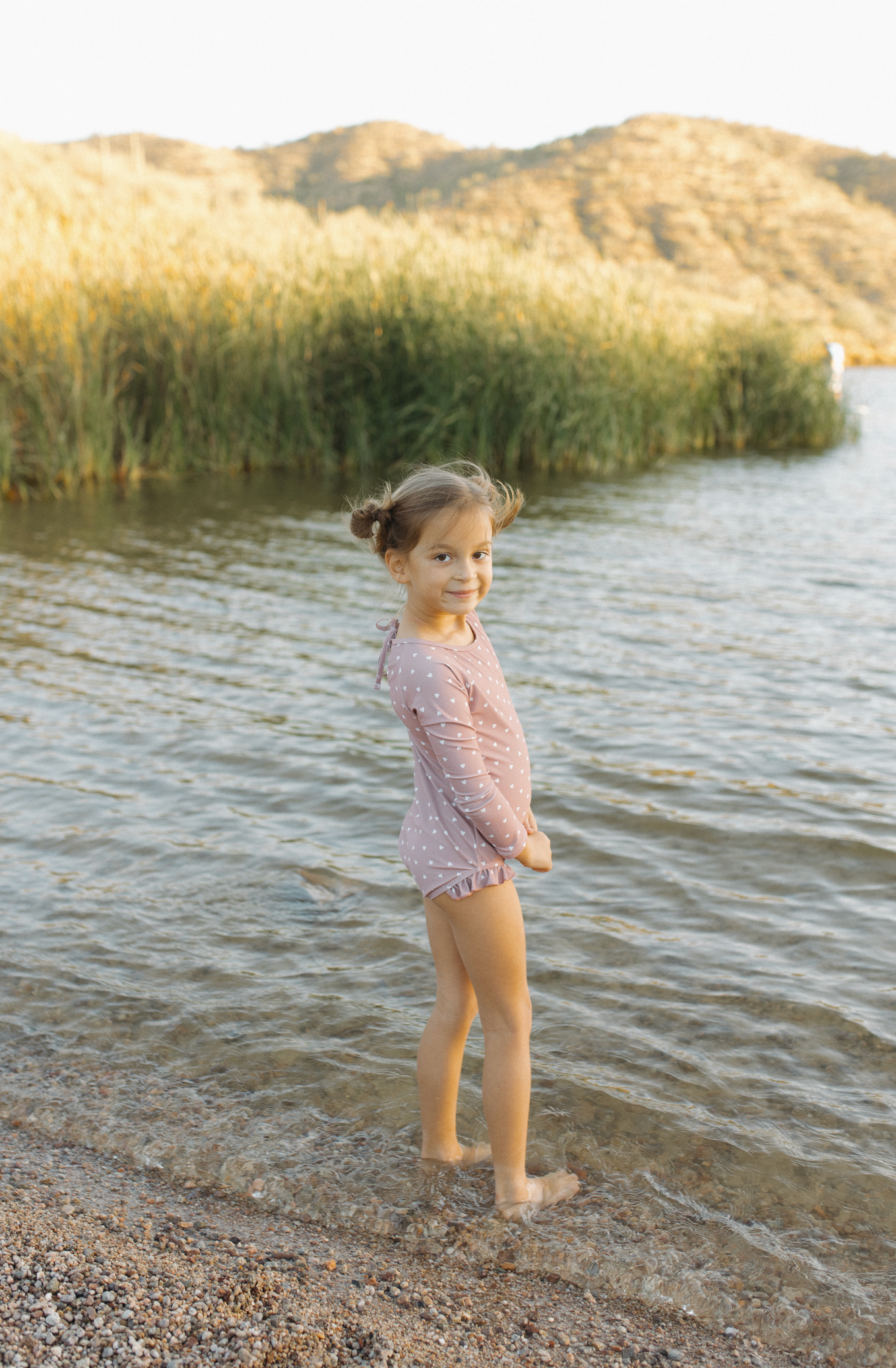 The "Charlotte" Ruffle Rashguard Swimsuit